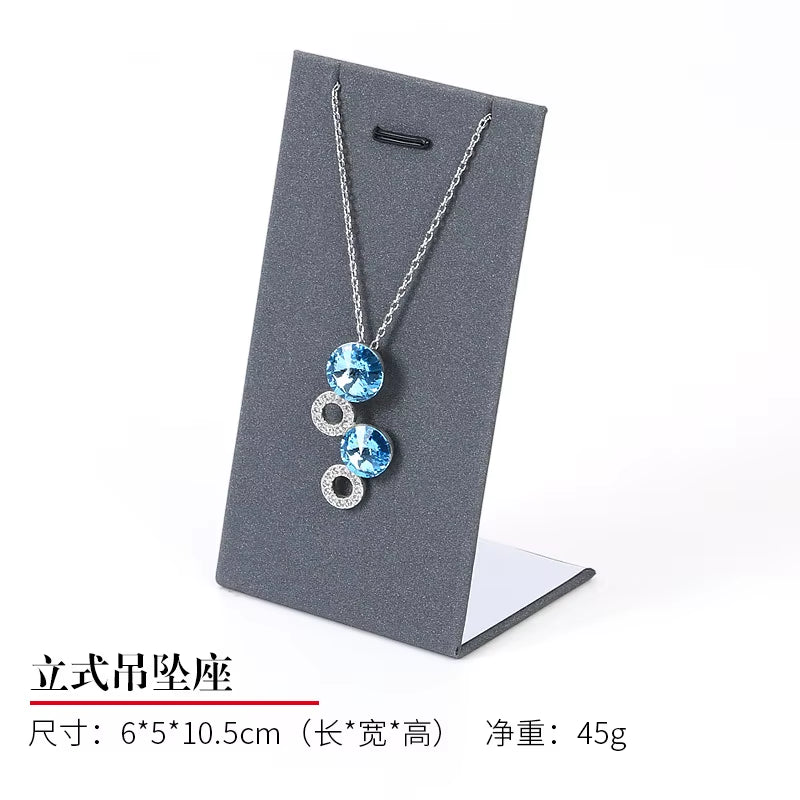 Luxury Jewelry Display Set Shop Exhibitor Counter Window Display Stand Necklace Ring Earring Organizer Holder Bracelet Rack