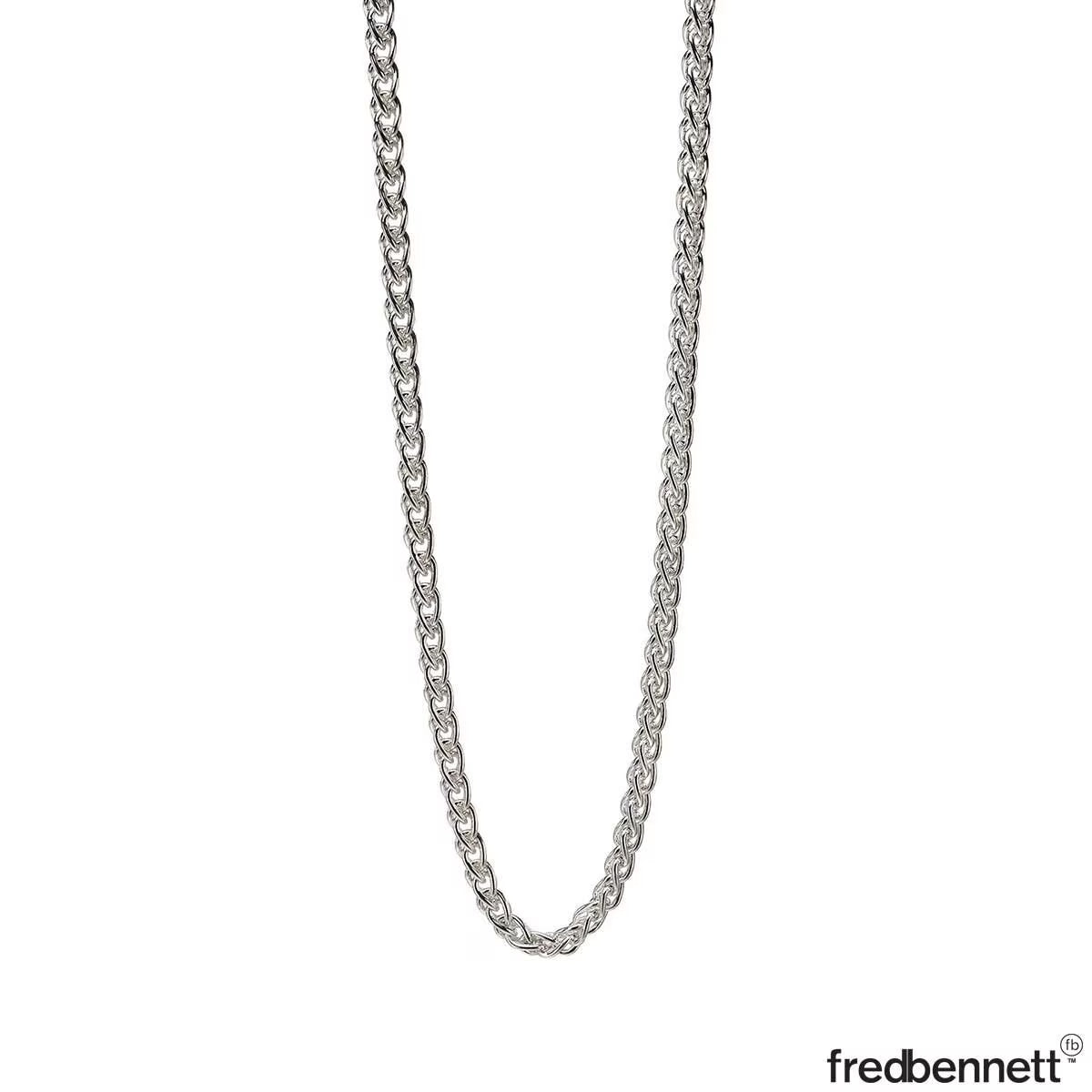 Sterling Silver Heavyweight Spiga Link Chain Necklace