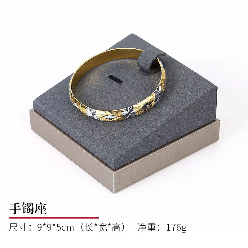 Luxury Jewelry Display Set Shop Exhibitor Counter Window Display Stand Necklace Ring Earring Organizer Holder Bracelet Rack