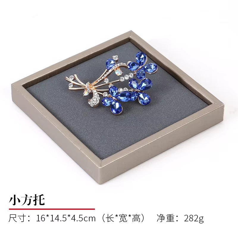 Luxury Jewelry Display Set Shop Exhibitor Counter Window Display Stand Necklace Ring Earring Organizer Holder Bracelet Rack