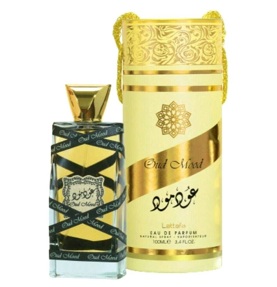 Oud Mood by Lattafa Eau De FRAGRANCE Scent Spray Amazing 100ML Gift Parfum🥇