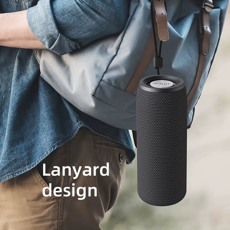 -S51 Bluetooth Speaker Bass Powerful Wireless Subwoofer Waterproof Sound Box Supports TF TWS USB Flash Drive