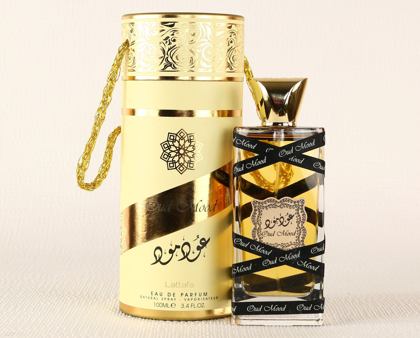 Oud Mood by Lattafa Eau De FRAGRANCE Scent Spray Amazing 100ML Gift Parfum🥇