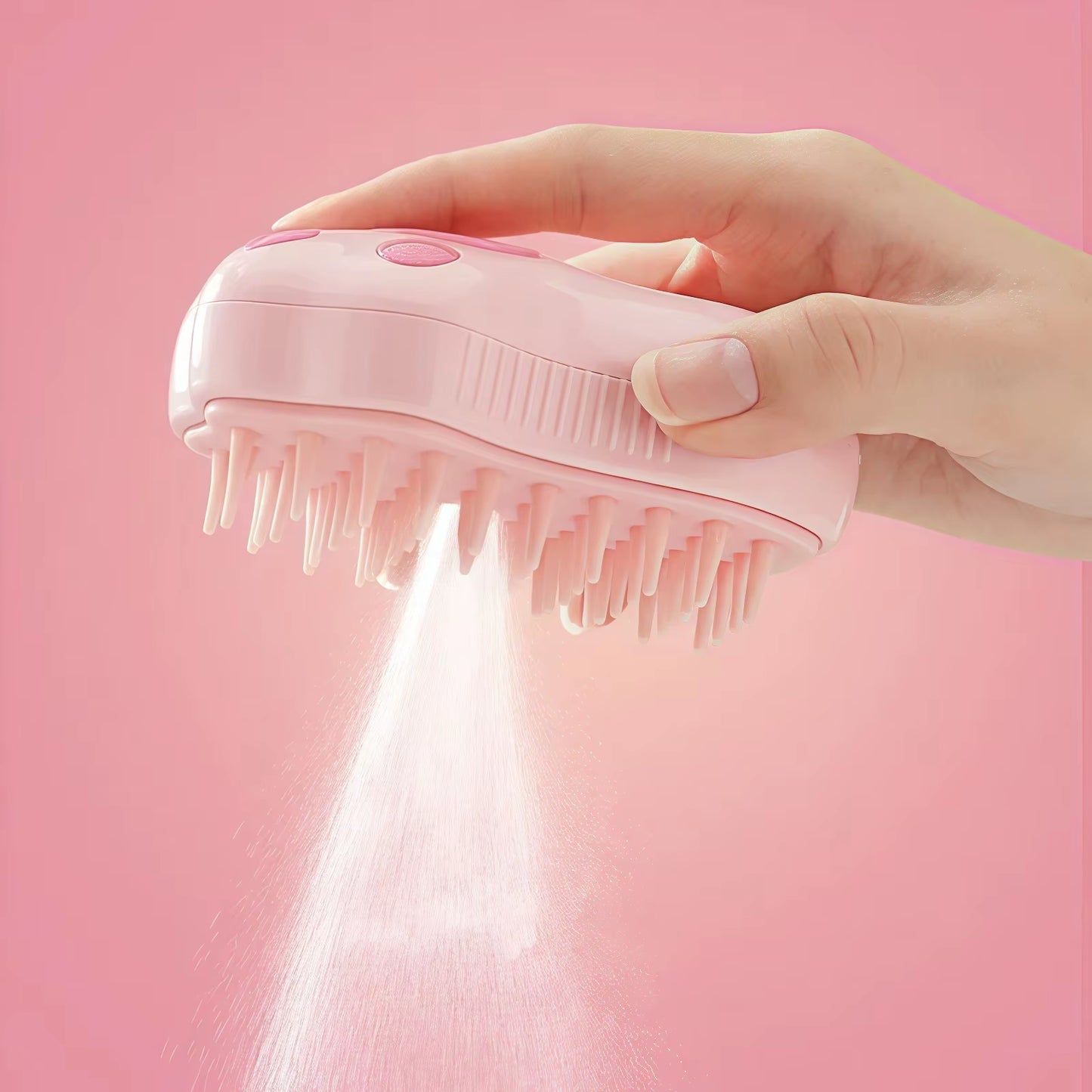 3 in 1 Cat Dog Steamy Brush Steam Brush Electric Sprayer for Massage Pet Grooming Tool Shedding Electric Sprays Massage Combs