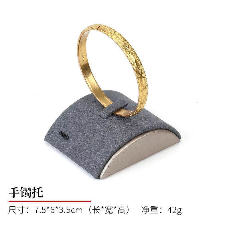 Luxury Jewelry Display Set Shop Exhibitor Counter Window Display Stand Necklace Ring Earring Organizer Holder Bracelet Rack