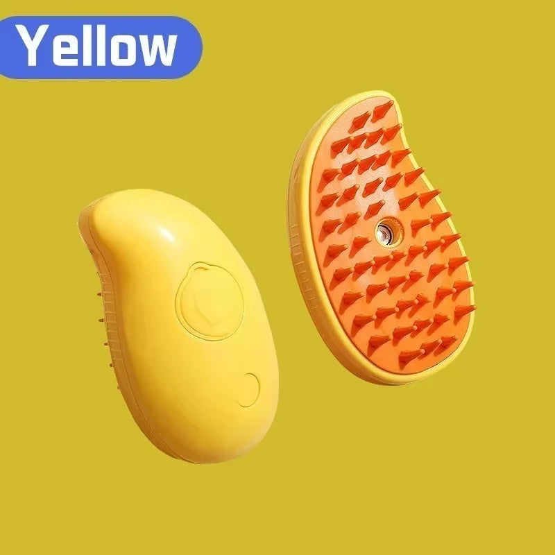 3 in 1 Cat Dog Steamy Brush Steam Brush Electric Sprayer for Massage Pet Grooming Tool Shedding Electric Sprays Massage Combs
