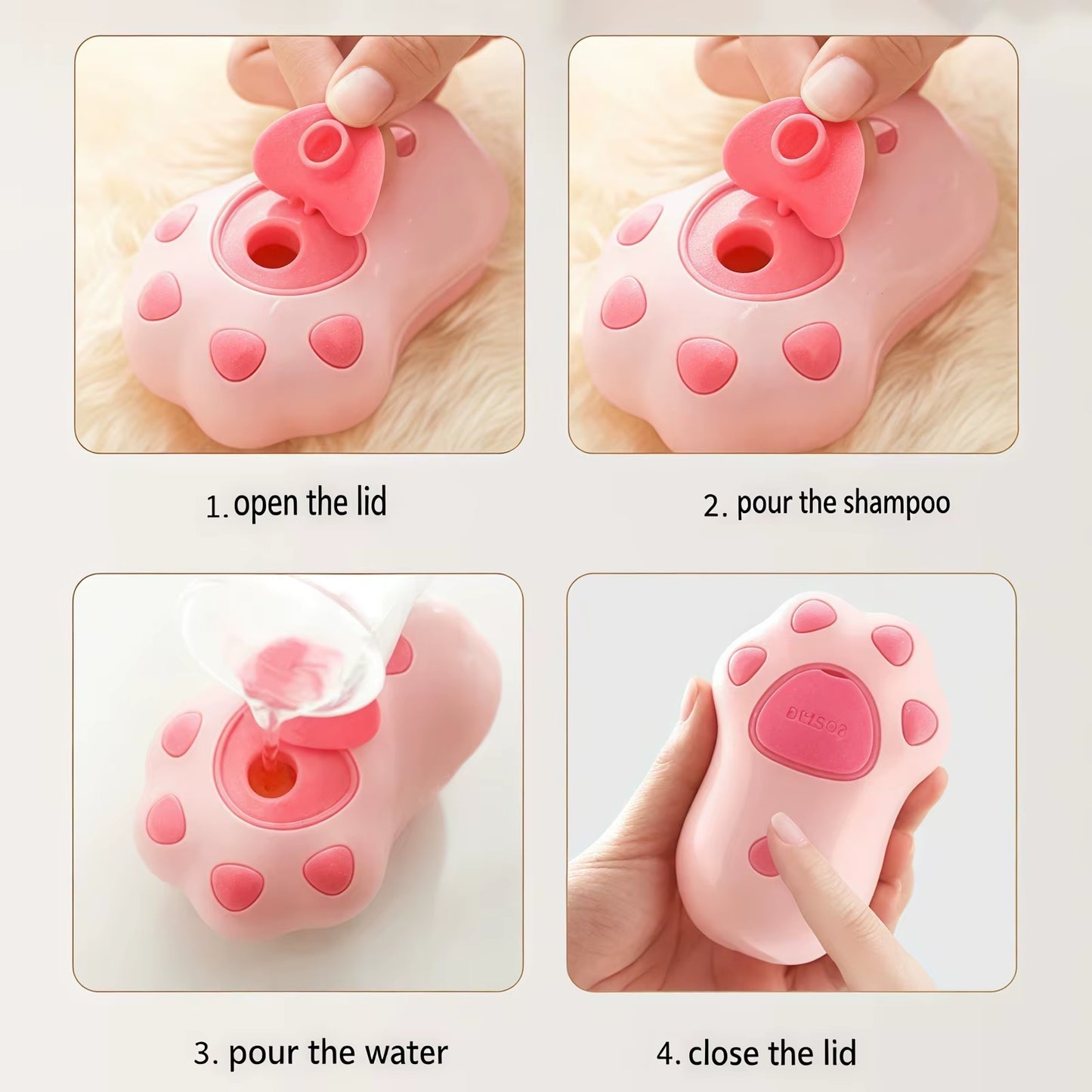 3 in 1 Cat Dog Steamy Brush Steam Brush Electric Sprayer for Massage Pet Grooming Tool Shedding Electric Sprays Massage Combs