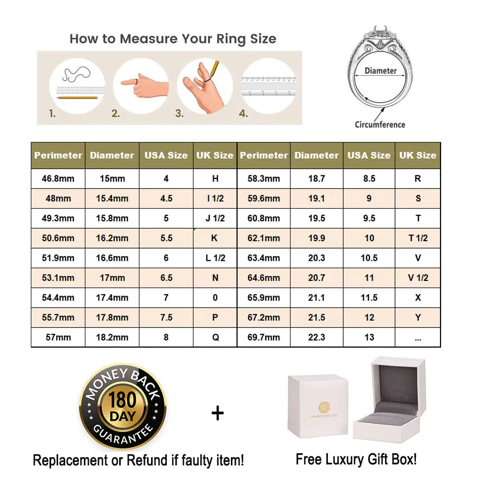 2 Pieces 925 Sterling Silver Engagement Wedding Rings Set for Women Double Halo Radiant Cut AAAAA CZ Gorgeous Jewelry