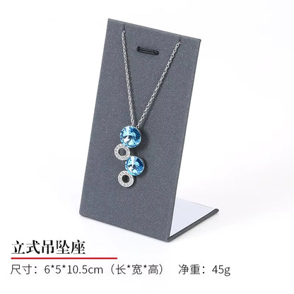 Luxury Jewelry Display Set Shop Exhibitor Counter Window Display Stand Necklace Ring Earring Organizer Holder Bracelet Rack