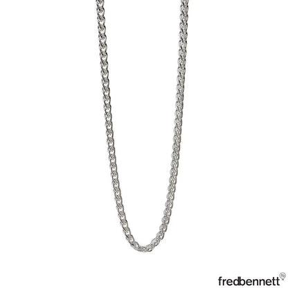 Sterling Silver Heavyweight Spiga Link Chain Necklace