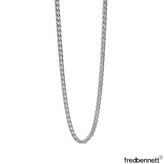 Sterling Silver Heavyweight Spiga Link Chain Necklace