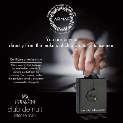 ARMAF Club De Nuit INTENSE MAN Eau De Toilette 105Ml