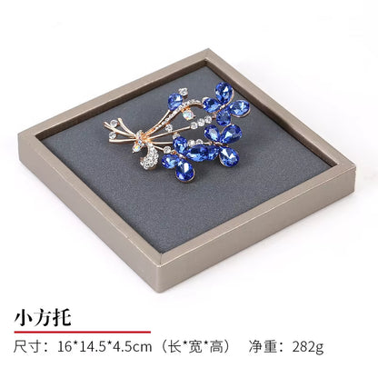 Luxury Jewelry Display Set Shop Exhibitor Counter Window Display Stand Necklace Ring Earring Organizer Holder Bracelet Rack