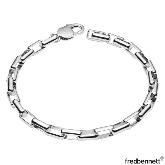 Sterling Silver Box Chain Bracelet