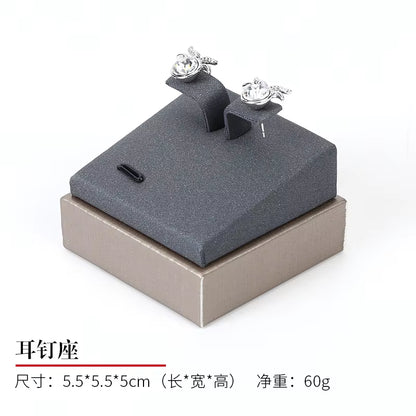 Luxury Jewelry Display Set Shop Exhibitor Counter Window Display Stand Necklace Ring Earring Organizer Holder Bracelet Rack