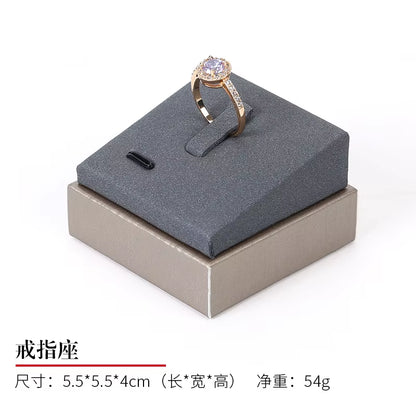 Luxury Jewelry Display Set Shop Exhibitor Counter Window Display Stand Necklace Ring Earring Organizer Holder Bracelet Rack