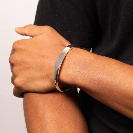 Sterling Silver Flat Top Bangle