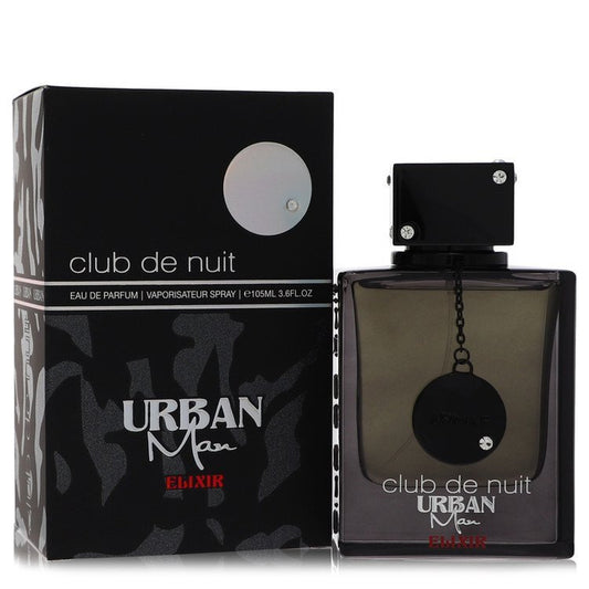 Club De Nuit Urban Man Elixir by Armaf Eau De Parfum Spray 3.6 Oz for Men