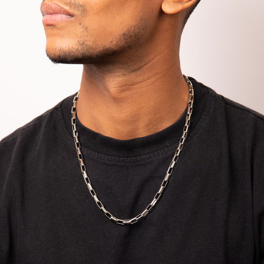 Sterling Silver Box Chain Necklace
