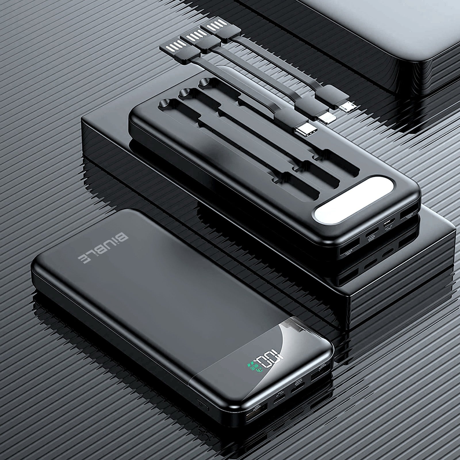 Power Bank 9000000Mah Fast Charger Pack USB External Battery for Mobile Phone