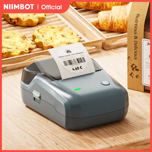 B1 Thermal Label Printer Bluetooth Portable Pocket Label Maker Barcode QR Code Self-Adhesive Sticker Labeling Machine